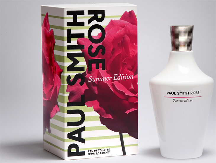 In March 2009 UK designer Paul Smith will release a new (limited) edition of the fragrance Paul Smith Rose that was for the first time launched in August 2007. The heart note comes from a rose, cultivated by the famous English botanist Peter Beales especially for the designer in 2006.